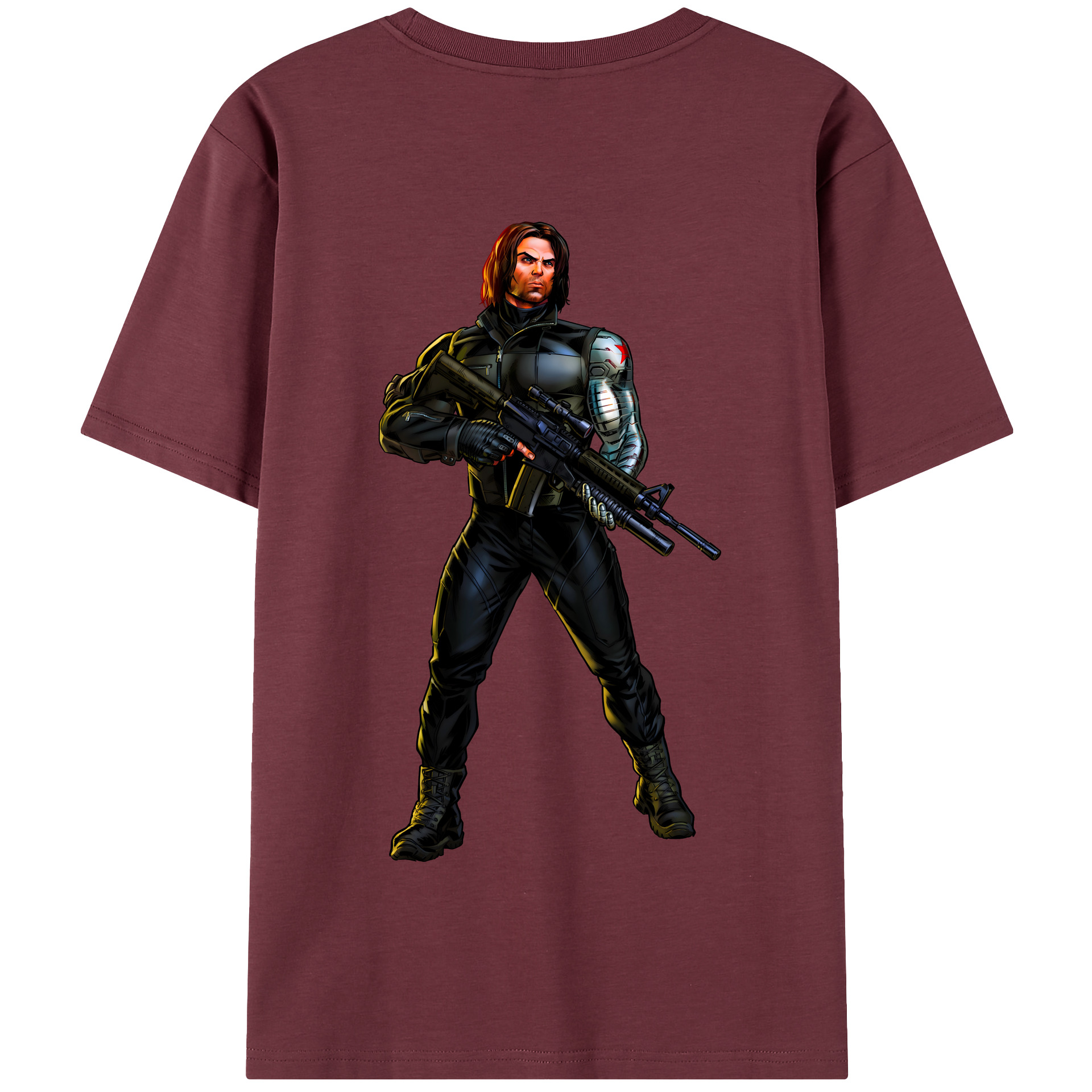 （画像用） アベンジャーズ The Avengers 綿100％半袖Tシャツ（背面プリント）